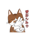 シミ付きねこ（個別スタンプ：2）