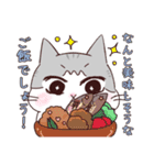 サバトラ白ねこ（個別スタンプ：10）