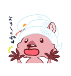 かぶりモモッカさん★かぶってひとこと！（個別スタンプ：2）