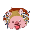 かぶりモモッカさん★かぶってひとこと！（個別スタンプ：12）