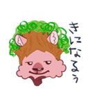 かぶりモモッカさん★かぶってひとこと！（個別スタンプ：21）