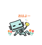 ロボットだけどね。（個別スタンプ：2）