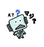 ロボットだけどね。（個別スタンプ：11）