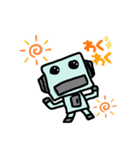 ロボットだけどね。（個別スタンプ：21）