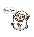 迷えるひつじの顔文字劇場（個別スタンプ：21）