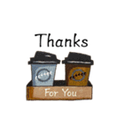 Cafe For Yoy．（個別スタンプ：7）