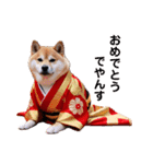 柴犬太の冬休み（個別スタンプ：2）