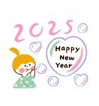 2025年♡ももいろのへび（個別スタンプ：21）