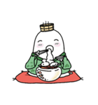 温泉おばけ 正月★年末年始（個別スタンプ：7）