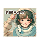 しろへびさんと一緒-幸運を添えて-（個別スタンプ：32）