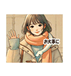 しろへびさんと一緒-幸運を添えて-（個別スタンプ：35）