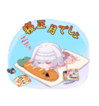 白うさぎちゃんのあけおめLINEスタンプ（個別スタンプ：8）