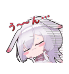 白うさぎちゃんのあけおめLINEスタンプ（個別スタンプ：10）