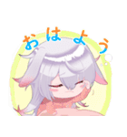 白うさぎちゃんのあけおめLINEスタンプ（個別スタンプ：11）