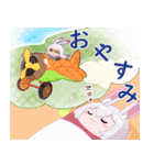 白うさぎちゃんのあけおめLINEスタンプ（個別スタンプ：12）