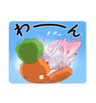 白うさぎちゃんのあけおめLINEスタンプ（個別スタンプ：18）