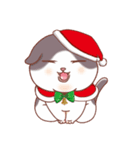 グレー猫 グレちゃんクリスマスバージョン（個別スタンプ：2）