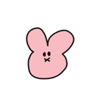 かおだけうさぎ☺️（個別スタンプ：1）
