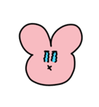 かおだけうさぎ☺️（個別スタンプ：28）