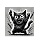 抜群の黒猫スタンプ（個別スタンプ：2）