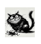 抜群の黒猫スタンプ（個別スタンプ：4）