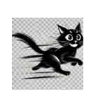 抜群の黒猫スタンプ（個別スタンプ：13）