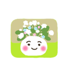 Happy Greeting Flowers（個別スタンプ：1）