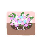 Happy Greeting Flowers（個別スタンプ：5）