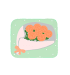 Happy Greeting Flowers（個別スタンプ：7）