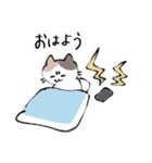 ゆるい元気なみけねこ（個別スタンプ：6）