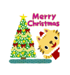 絵本みたいな[とびだす]とらねこXmasお正月（個別スタンプ：2）