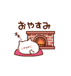 ふわふわにゃんこの冬（個別スタンプ：8）