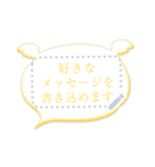 書き込める♥天使の羽根♥姫系ふきだし（個別スタンプ：7）