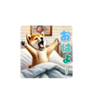 柴犬さんの一年中使えるスタンプ（個別スタンプ：5）