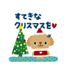 絵本みたいな*飛び出す*トイプーXmas(再販)（個別スタンプ：11）