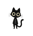 よーせーのくろねこ（個別スタンプ：1）