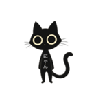 よーせーのくろねこ（個別スタンプ：4）