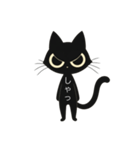 よーせーのくろねこ（個別スタンプ：6）