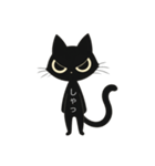 よーせーのくろねこ（個別スタンプ：8）