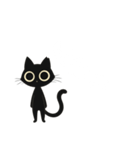 よーせーのくろねこ（個別スタンプ：12）