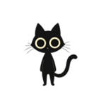 よーせーのくろねこ（個別スタンプ：14）