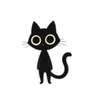 よーせーのくろねこ（個別スタンプ：16）