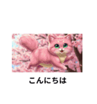基本的なねこの動き（個別スタンプ：12）