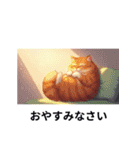 基本的なねこの動き（個別スタンプ：15）