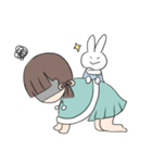 すいちゃんとうさぎ3（個別スタンプ：8）