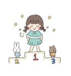 すいちゃんとうさぎ3（個別スタンプ：9）