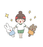 すいちゃんとうさぎ3（個別スタンプ：18）