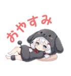 癒しのふわもふ トイプーちゃん （黒）（個別スタンプ：21）