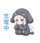 癒しのふわもふ トイプーちゃん （黒）（個別スタンプ：36）