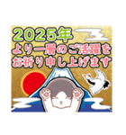 グレー猫 グレちゃん年末年始バージョン（個別スタンプ：5）